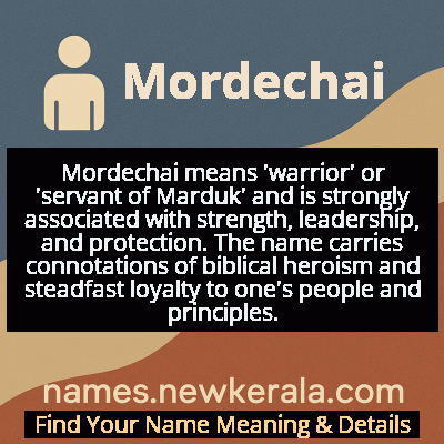 Mordechai Name Meaning and Origin