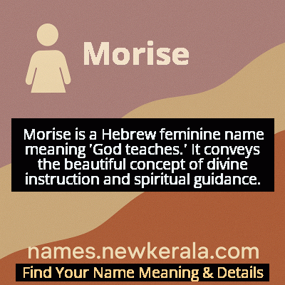 Morise Name Meaning and Origin