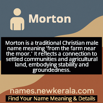 Morton Name Meaning and Origin