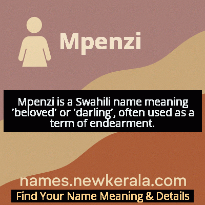 Mpenzi Name Meaning and Origin