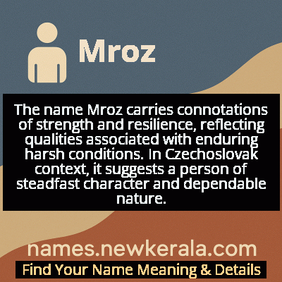 Mroz Name Meaning and Origin