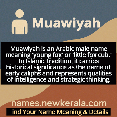 Muawiyah Name Meaning and Origin