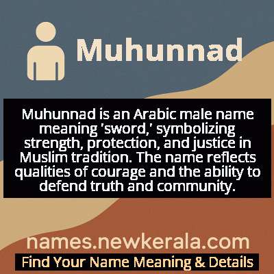 Muhunnad Name Meaning and Origin