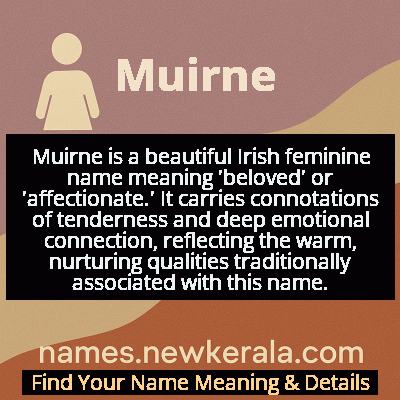 Muirne Name Meaning and Origin