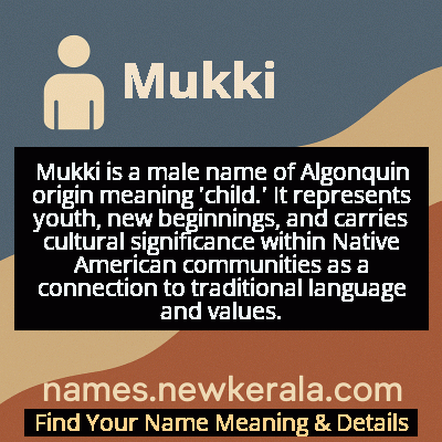 Mukki Name Meaning and Origin