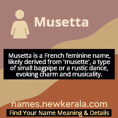 Musetta Name Meaning and Origin