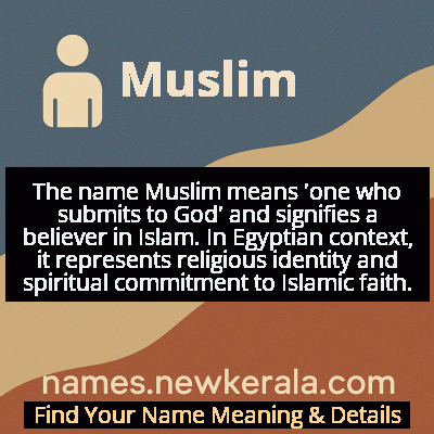Muslim Name Meaning and Origin