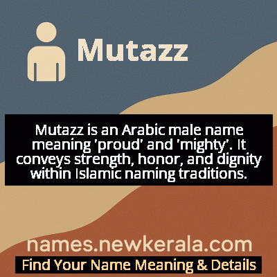 Mutazz Name Meaning and Origin