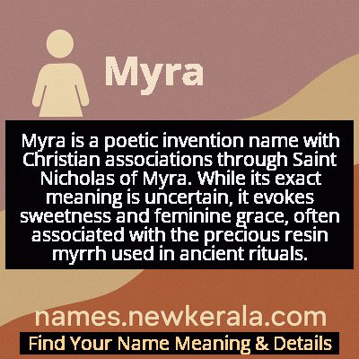 Myra Name Meaning and Origin