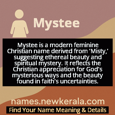 Mystee Name Meaning and Origin
