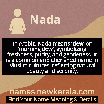 Nada Name Meaning and Origin