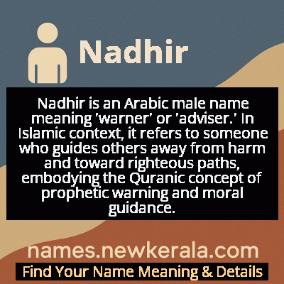 Nadhir Name Meaning and Origin