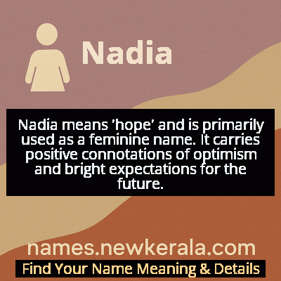 Nadia Name Meaning and Origin