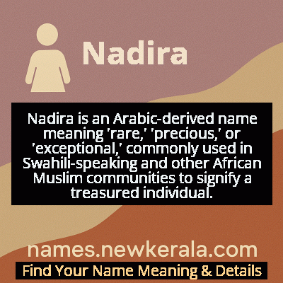 Nadira Name Meaning and Origin