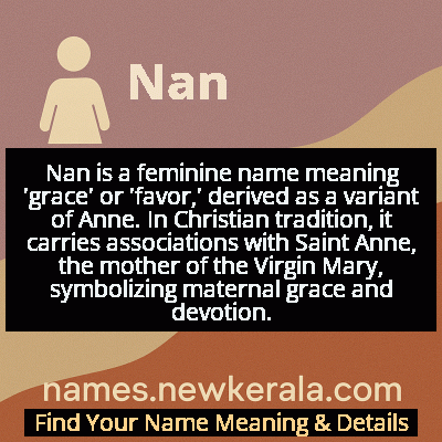 Nan Name Meaning and Origin