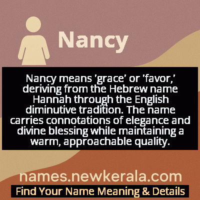 Nancy Name Meaning and Origin