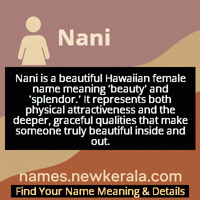 Nani Name Meaning and Origin