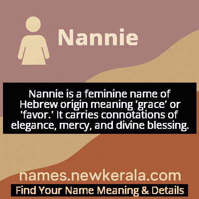 Nannie Name Meaning and Origin