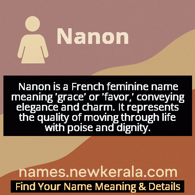 Nanon Name Meaning and Origin