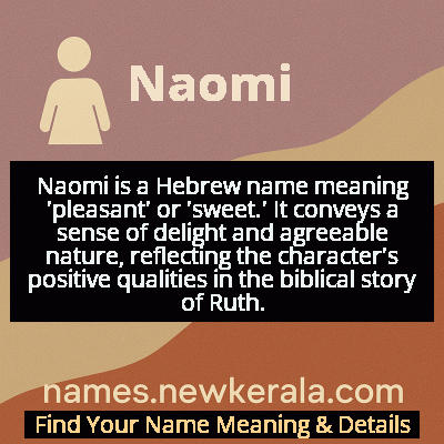 Naomi Name Meaning and Origin