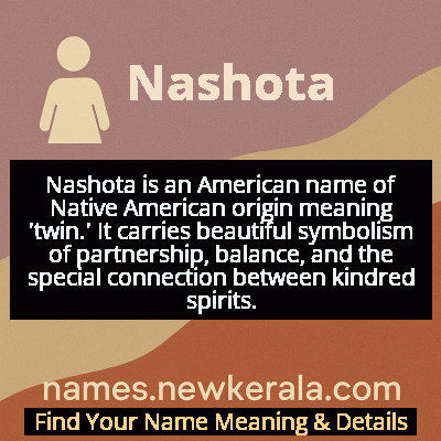 Nashota Name Meaning and Origin