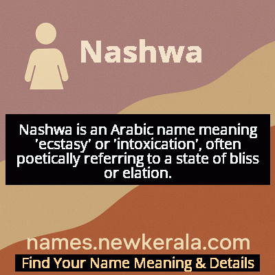 Nashwa Name Meaning and Origin
