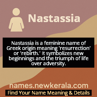 Nastassia Name Meaning and Origin