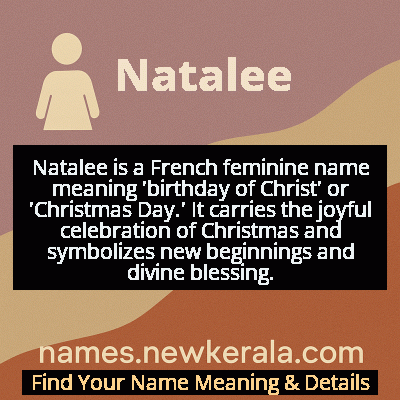 Natalee Name Meaning and Origin
