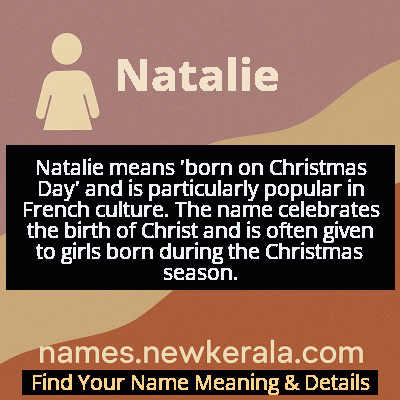 Natalie Name Meaning and Origin