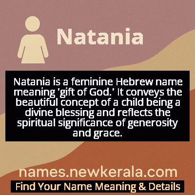 Natania Name Meaning and Origin