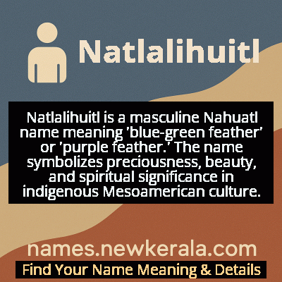 Natlalihuitl Name Meaning and Origin