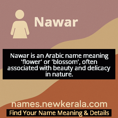 Nawar Name Meaning and Origin