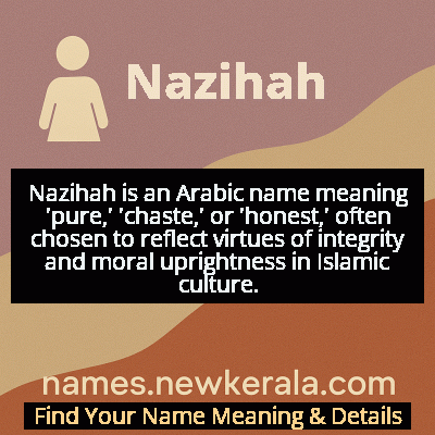 Nazihah Name Meaning and Origin