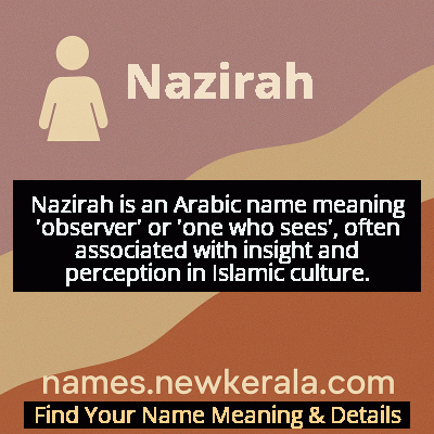 Nazirah Name Meaning and Origin