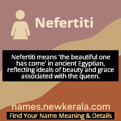 Nefertiti Name Meaning and Origin