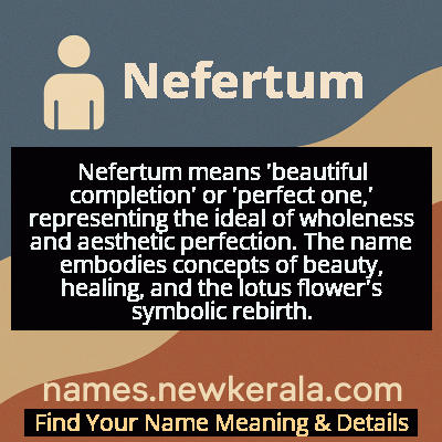 Nefertum Name Meaning and Origin