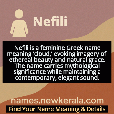 Nefili Name Meaning and Origin