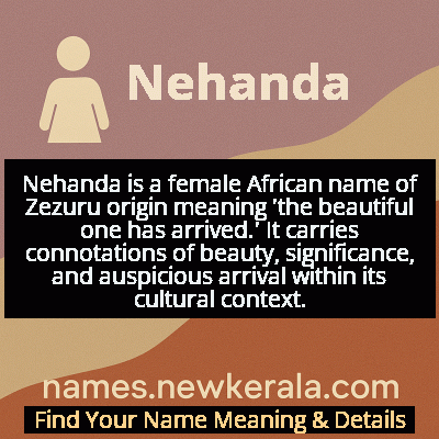 Nehanda Name Meaning and Origin