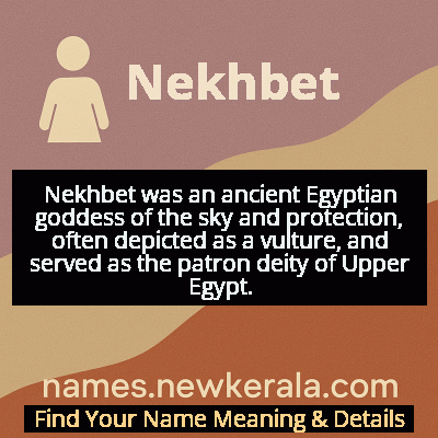 Nekhbet Name Meaning and Origin