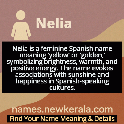Nelia Name Meaning and Origin