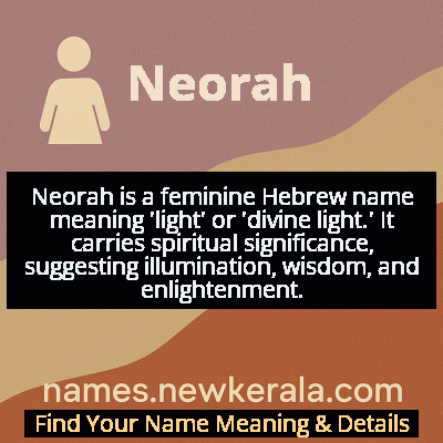 Neorah Name Meaning and Origin