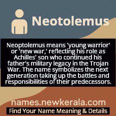 Neotolemus Name Meaning and Origin