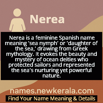 Nerea Name Meaning and Origin