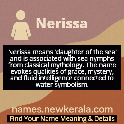 Nerissa Name Meaning and Origin