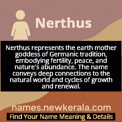 Nerthus Name Meaning and Origin