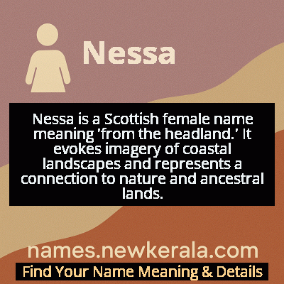 Nessa Name Meaning and Origin