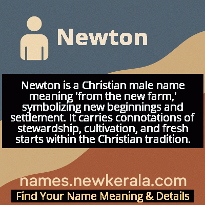 Newton Name Meaning and Origin