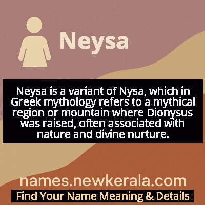 Neysa Name Meaning and Origin