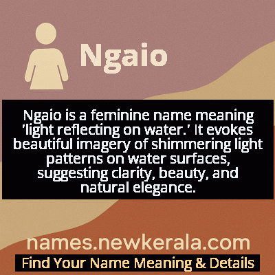 Ngaio Name Meaning and Origin