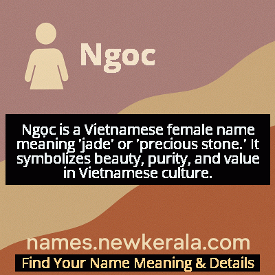 Ngoc Name Meaning and Origin